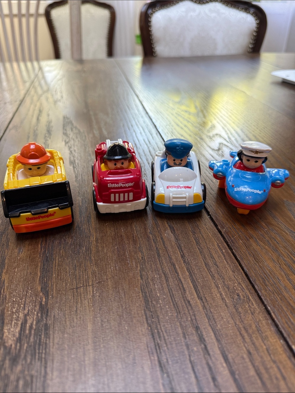Fisher-Price Little People Wheelies Vehicle Lot of 4 2009-2012 Community Helpers